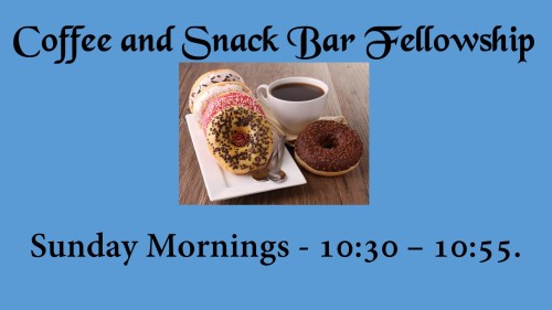 Coffee Snack Bar for Website